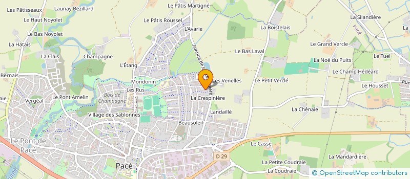 localisation de l'entreprise JAF à PACE