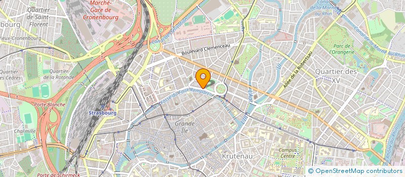 localisation de l'entreprise JAF-INVEST à STRASBOURG