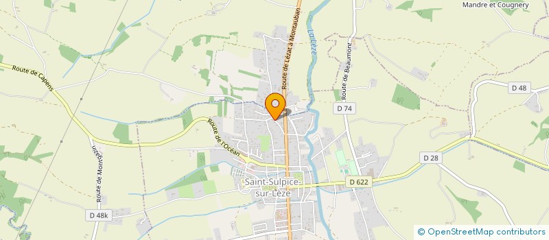 localisation de l'entreprise JAF MARTINS à SAINT-SULPICE-SUR-LEZE