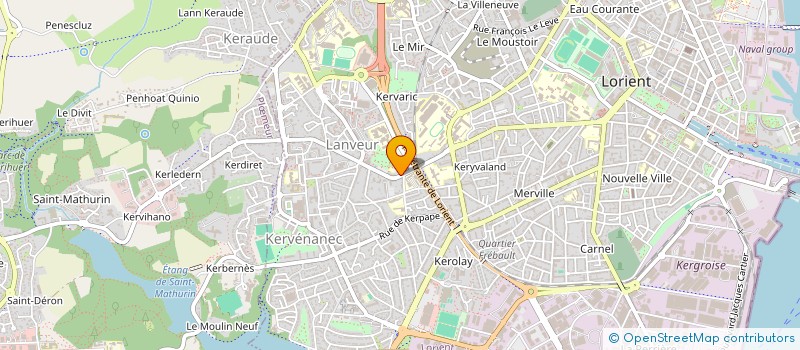 localisation de l'entreprise JAFA  LORIENT