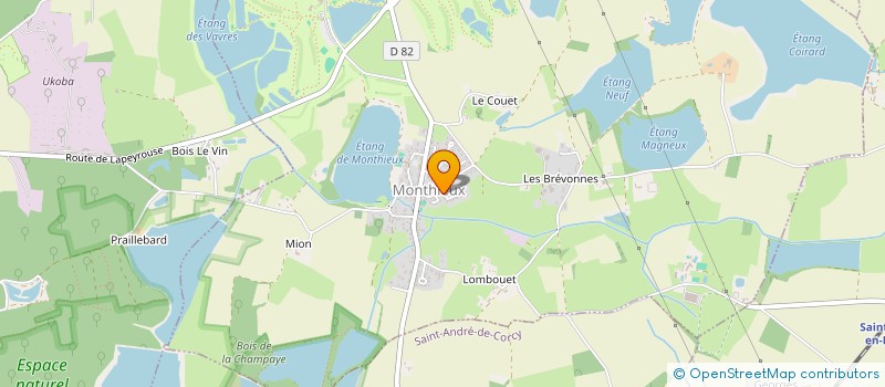 localisation de l'entreprise JAFA  MONTHIEUX