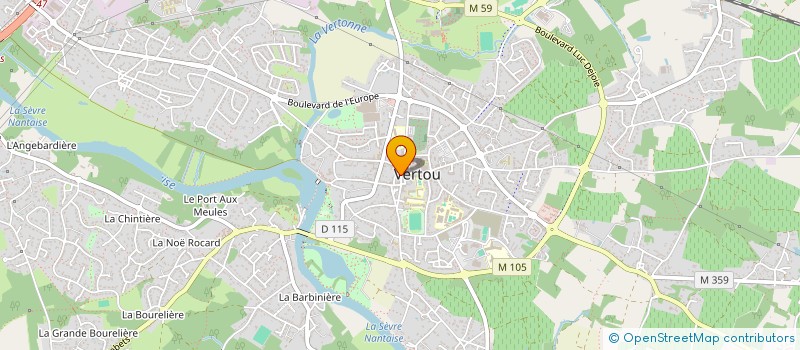 localisation de l'entreprise JAFA à VERTOU