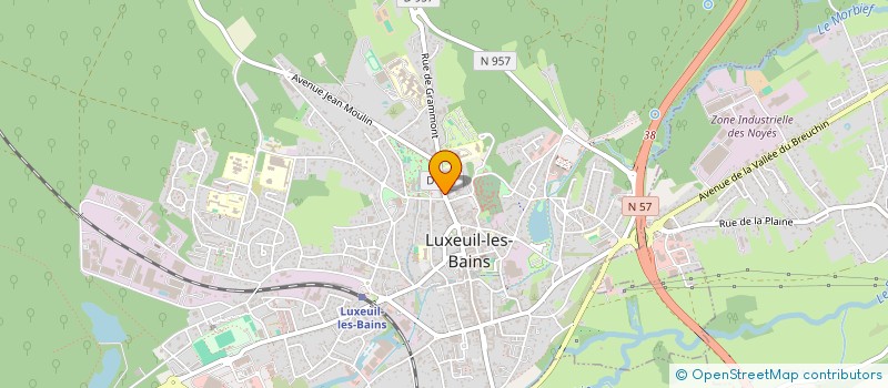 localisation de l'entreprise JAFAC  LUXEUIL-LES-BAINS