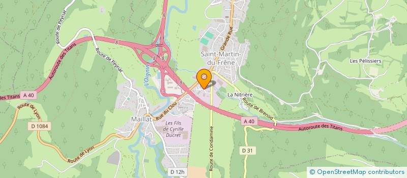 localisation de l'entreprise JAFAL  SAINT-MARTIN-DU-FRENE