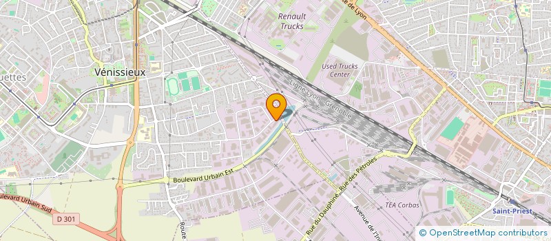 localisation de l'entreprise JAFALI  VENISSIEUX