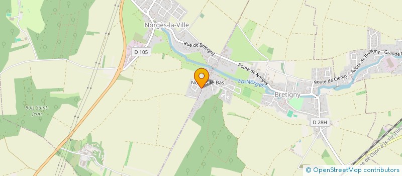 localisation de l'entreprise JAFAR  NORGES-LA-VILLE