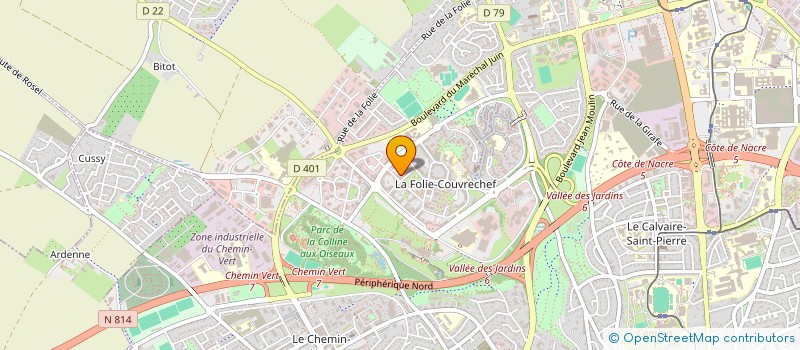 localisation de l'entreprise JAFARI KAMBIZ  CAEN