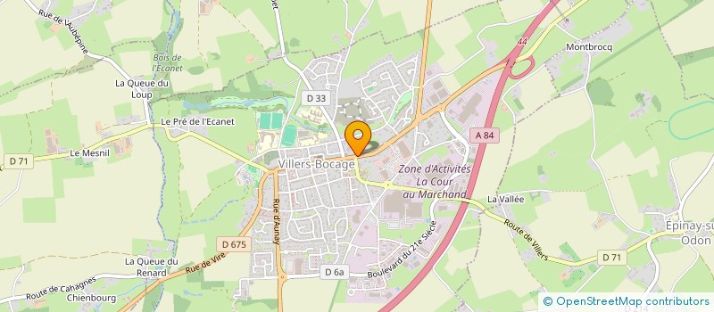 localisation de l'entreprise JAFARI-MONROCQ  VILLERS-BOCAGE