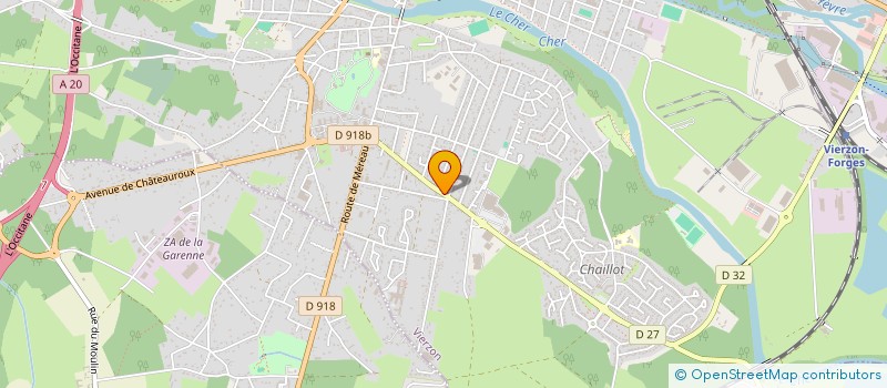 localisation de l'entreprise JAFAS  VIERZON