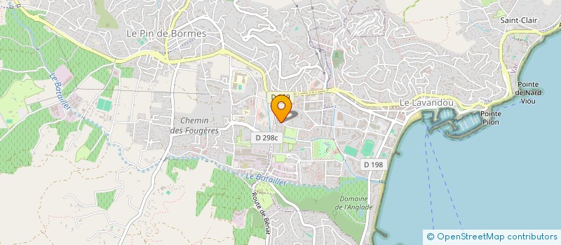 localisation de l'entreprise JAFASE  LE LAVANDOU