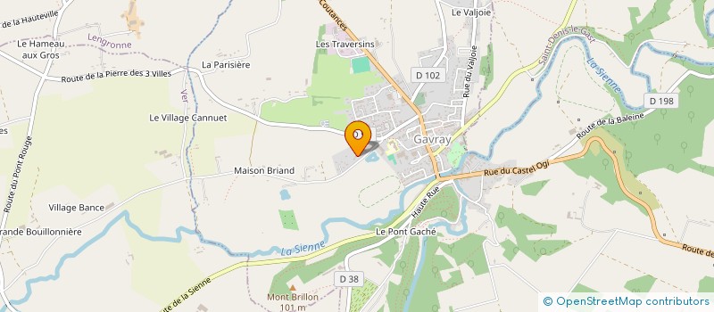 localisation de l'entreprise JAFASE  GAVRAY-SUR-SIENNE