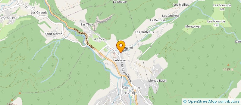 localisation de l'entreprise JAFF  SAINT-JEAN-D'AULPS