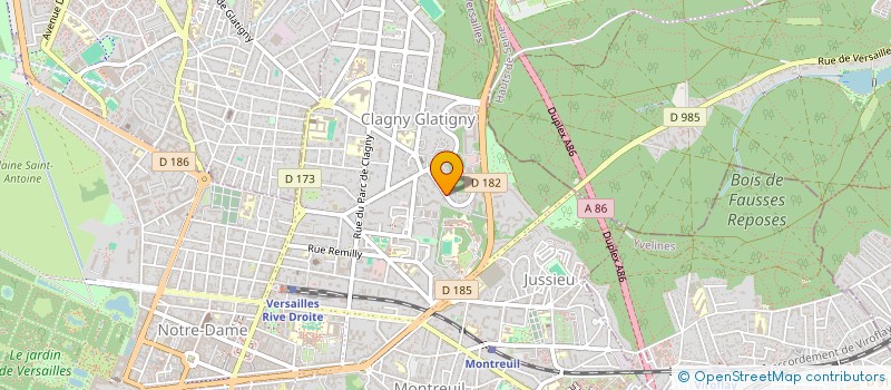 localisation de l'entreprise JAFFAR EN BALADE à VERSAILLES
