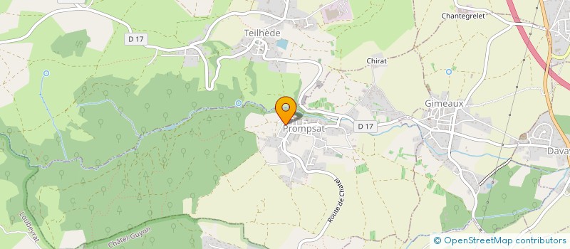 localisation de l'entreprise JAFFEUX COUVERTURE  PROMPSAT