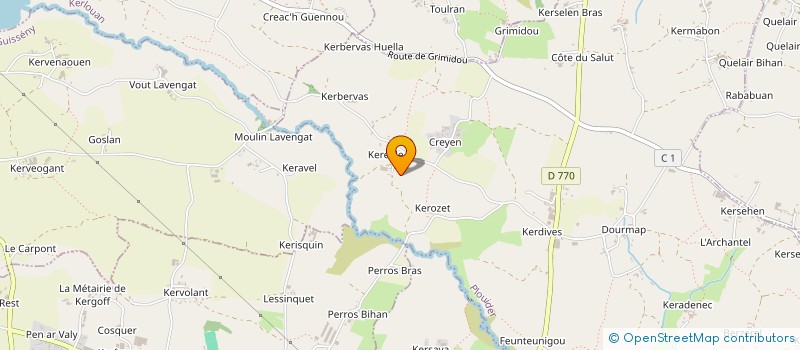 localisation de l'entreprise JAFFRES à PLOUIDER