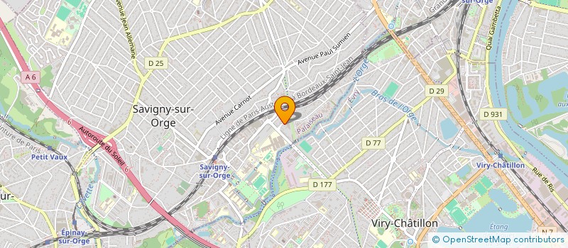 localisation de l'entreprise JAFFY à SAVIGNY-SUR-ORGE