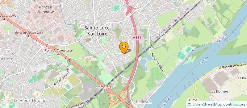 localisation de l'entreprise JAFIL  SAINTE-LUCE-SUR-LOIRE