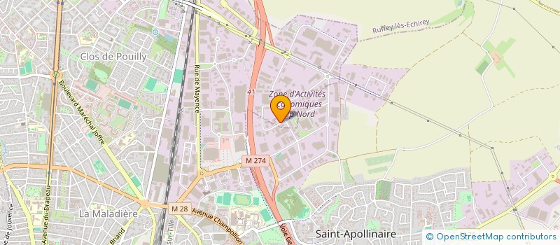 localisation de l'entreprise JAFIMMO à DIJON