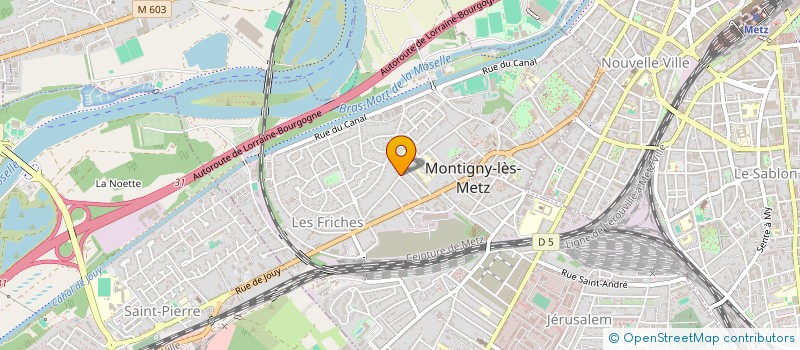 localisation de l'entreprise JAFLO à MONTIGNY-LES-METZ