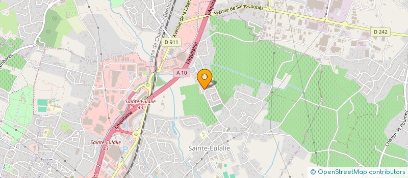 localisation de l'entreprise JAFLOR  SAINTE-EULALIE