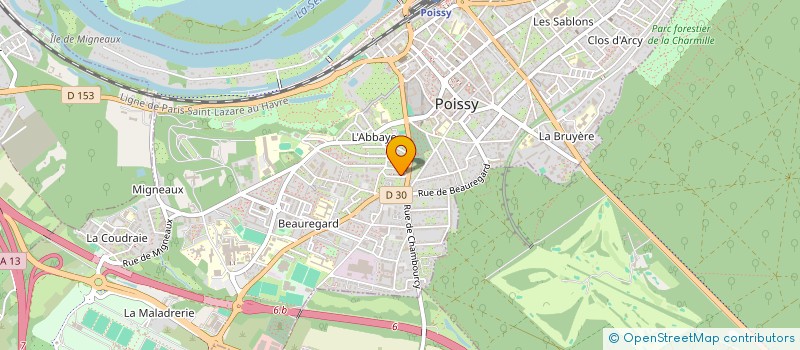 localisation de l'entreprise JAFM CONSULTING  POISSY