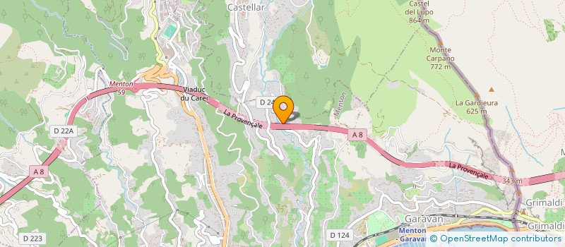 localisation de l'entreprise JAFO à MENTON