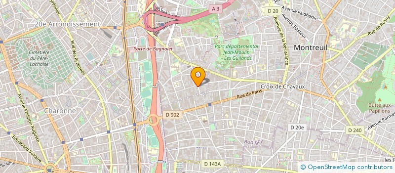 localisation de l'entreprise JAFRA  BAGNOLET