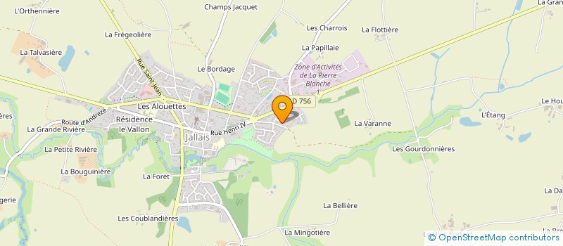 localisation de l'entreprise JAFRELI  BEAUPREAU-EN-MAUGES