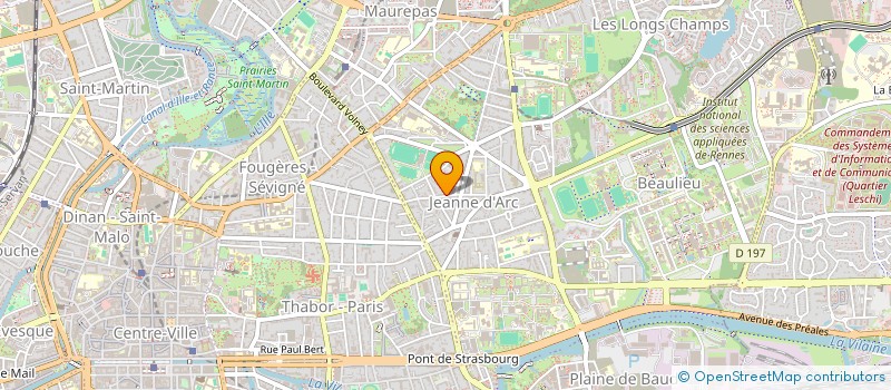 localisation de l'entreprise JAFREMA à RENNES