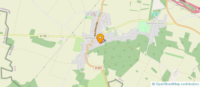 localisation de l'entreprise JAFS  AMBLAINVILLE