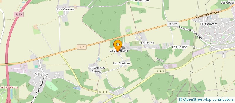 localisation de l'entreprise JAG à SUBLIGNY