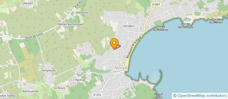 localisation de l'entreprise JAG 74 29  CROZON