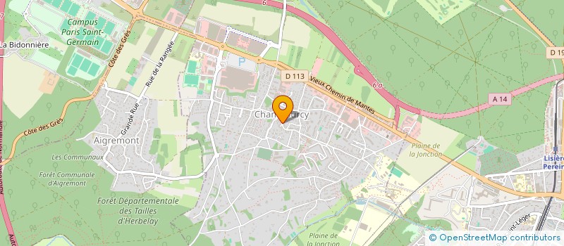 localisation de l'entreprise JAG  CHAMBOURCY