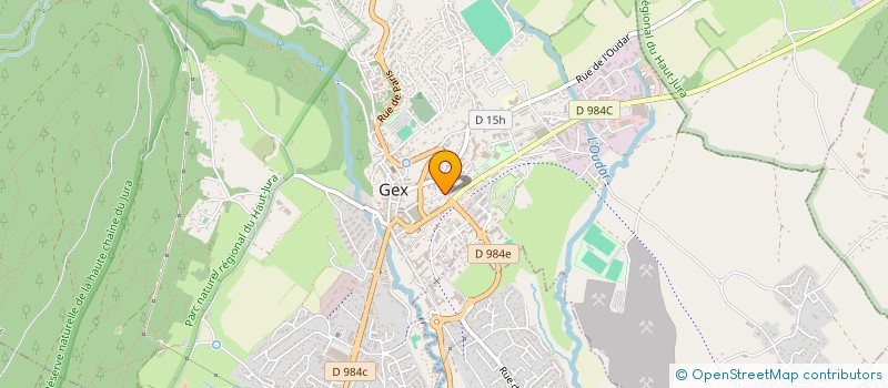 localisation de l'entreprise JAG  GEX