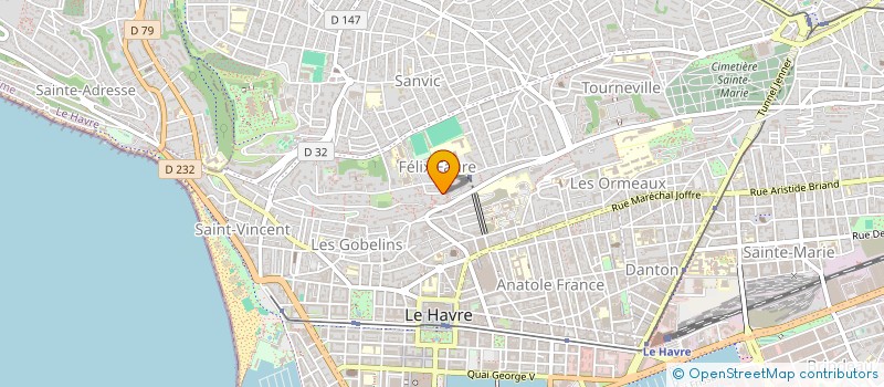 localisation de l'entreprise JAG à LE HAVRE