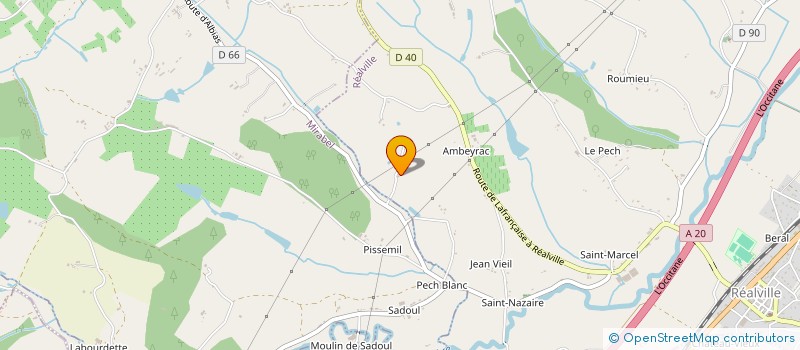 localisation de l'entreprise JAG  REALVILLE