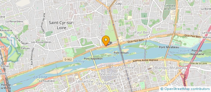 localisation de l'entreprise JAG FINANCES  SAINT-CYR-SUR-LOIRE