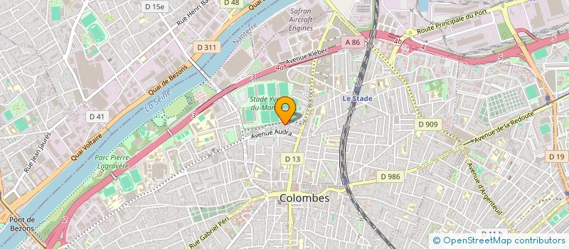 localisation de l'entreprise JAG GUARD SECURITE à COLOMBES