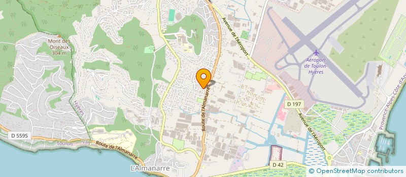 localisation de l'entreprise JAG MACONNERIE à HYERES