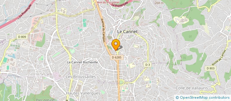 localisation de l'entreprise JAG PRO à LE CANNET