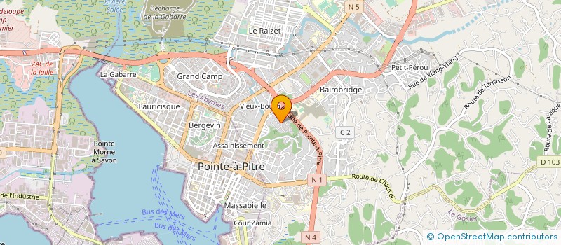 localisation de l'entreprise JAG SECURITE PRIVEE à LES ABYMES