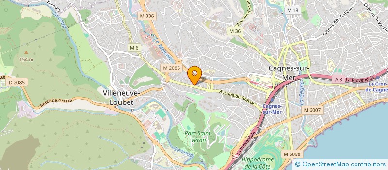 localisation de l'entreprise JAGA FIGHT  CAGNES-SUR-MER