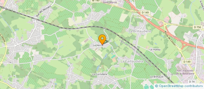 localisation de l'entreprise JAGAM  VERTOU