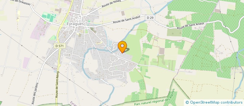 localisation de l'entreprise JAGAUTH  EYRAGUES