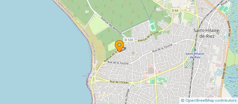 localisation de l'entreprise JAGE PATRIMOINE à SAINT-HILAIRE-DE-RIEZ