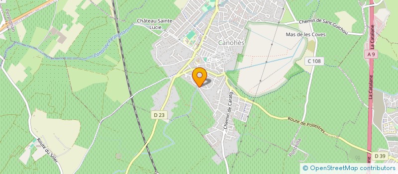 localisation de l'entreprise JAGER  CANOHES