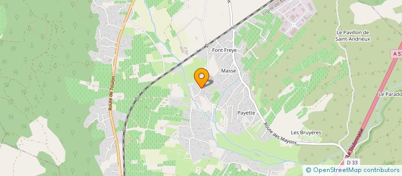 localisation de l'entreprise JAGER-LAJOIE  LE LUC