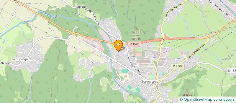 localisation de l'entreprise JAGERVAIS  FAVERGES-SEYTHENEX