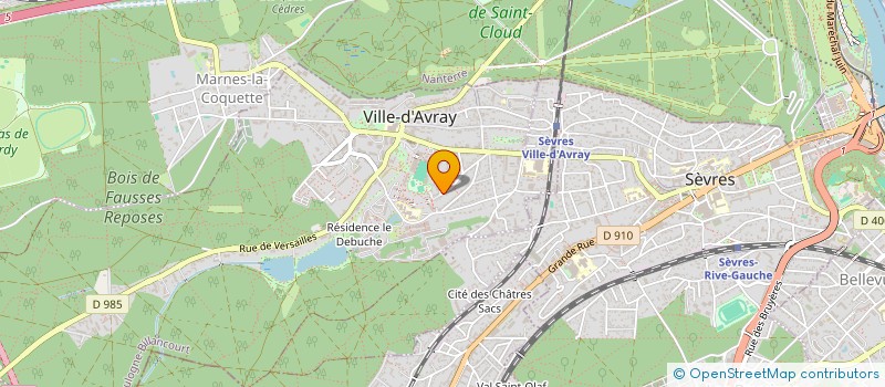 localisation de l'entreprise JAGEVIMMO  VILLE-D'AVRAY