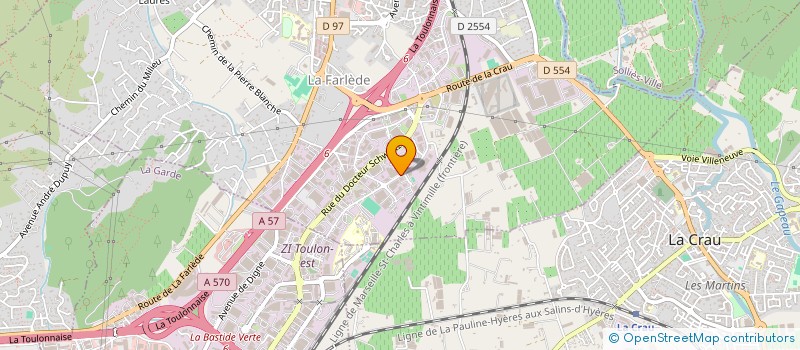 localisation de l'entreprise JAGG à LA FARLEDE